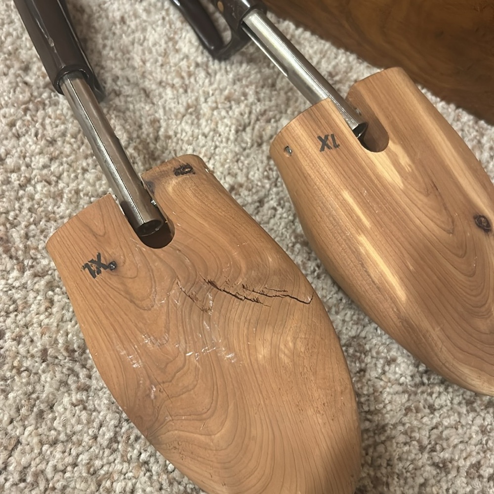 Vintage Wooden tree horns - Picture 4 of 4